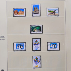 Collection timbres de France 2003-2004 neufs** et oblitérés complet en album Safe.