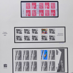 Collection timbres de France 2003-2004 neufs** et oblitérés complet en album Safe.