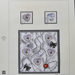 Collection timbres de France 2003-2004 neufs** et oblitérés complet en album Safe.