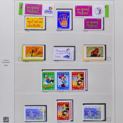 Collection timbres de France 2003-2004 neufs** et oblitérés complet en album Safe.