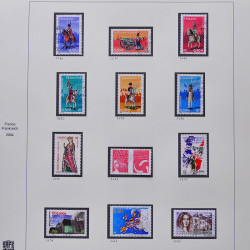 Collection timbres de France 2003-2004 neufs** et oblitérés complet en album Safe.