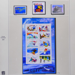 Collection timbres de France 2003-2004 neufs** et oblitérés complet en album Safe.