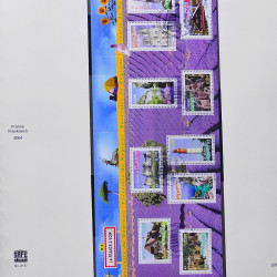 Collection timbres de France 2003-2004 neufs** et oblitérés complet en album Safe.