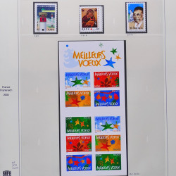 Collection timbres de France 2003-2004 neufs** et oblitérés complet en album Safe.