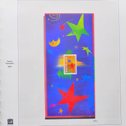 Collection timbres de France 2003-2004 neufs** et oblitérés complet en album Safe.