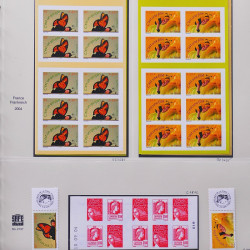 Collection timbres de France 2003-2004 neufs** et oblitérés complet en album Safe.
