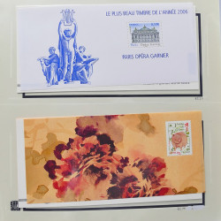 Collection timbres de France 2007-2008 neufs** et oblitérés complet en album Safe.