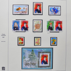 Collection timbres de France 2007-2008 neufs** et oblitérés complet en album Safe.