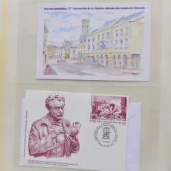 Collection timbres de France 2007-2008 neufs** et oblitérés complet en album Safe.