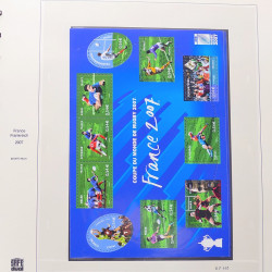 Collection timbres de France 2007-2008 neufs** et oblitérés complet en album Safe.