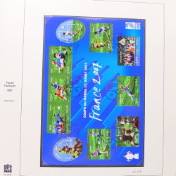 Collection timbres de France 2007-2008 neufs** et oblitérés complet en album Safe.