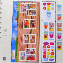 Collection timbres de France 2007-2008 neufs** et oblitérés complet en album Safe.