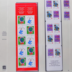 Collection timbres de France 2007-2008 neufs** et oblitérés complet en album Safe.