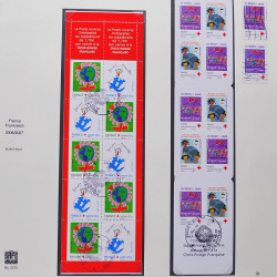 Collection timbres de France 2007-2008 neufs** et oblitérés complet en album Safe.