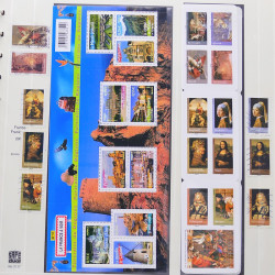 Collection timbres de France 2007-2008 neufs** et oblitérés complet en album Safe.