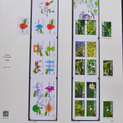 Collection timbres de France 2007-2008 neufs** et oblitérés complet en album Safe.