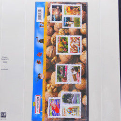 Collection timbres de France 2007-2008 neufs** et oblitérés complet en album Safe.