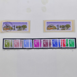 Collection timbres de France 2007-2008 neufs** et oblitérés complet en album Safe.