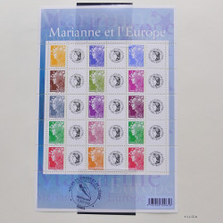 Collection timbres de France 2007-2008 neufs** et oblitérés complet en album Safe.