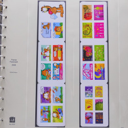 Collection timbres de France 2007-2008 neufs** et oblitérés complet en album Safe.