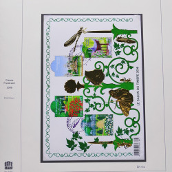 Collection timbres de France 2007-2008 neufs** et oblitérés complet en album Safe.