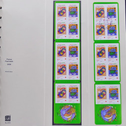 Collection timbres de France 2007-2008 neufs** et oblitérés complet en album Safe.