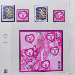 Collection timbres de France 2009-2011 neufs** et oblitérés complet en album Safe.