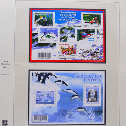 Collection timbres de France 2009-2011 neufs** et oblitérés complet en album Safe.