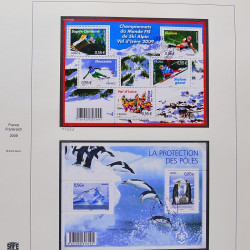 Collection timbres de France 2009-2011 neufs** et oblitérés complet en album Safe.