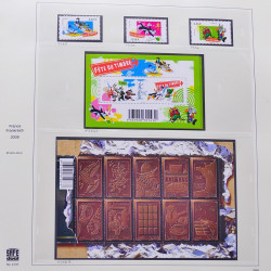 Collection timbres de France 2009-2011 neufs** et oblitérés complet en album Safe.