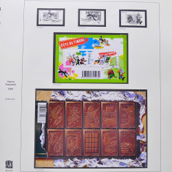 Collection timbres de France 2009-2011 neufs** et oblitérés complet en album Safe.