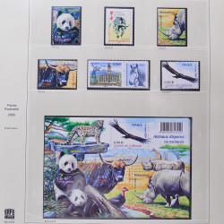 Collection timbres de France 2009-2011 neufs** et oblitérés complet en album Safe.