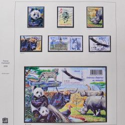Collection timbres de France 2009-2011 neufs** et oblitérés complet en album Safe.