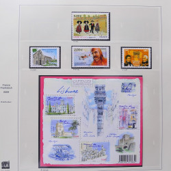Collection timbres de France 2009-2011 neufs** et oblitérés complet en album Safe.