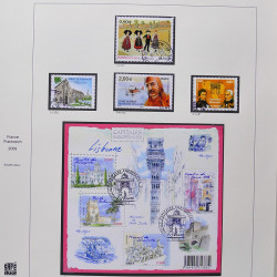 Collection timbres de France 2009-2011 neufs** et oblitérés complet en album Safe.