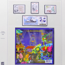 Collection timbres de France 2009-2011 neufs** et oblitérés complet en album Safe.