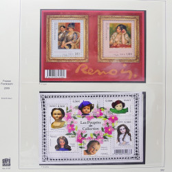 Collection timbres de France 2009-2011 neufs** et oblitérés complet en album Safe.