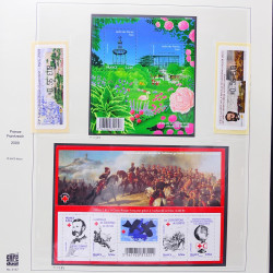 Collection timbres de France 2009-2011 neufs** et oblitérés complet en album Safe.