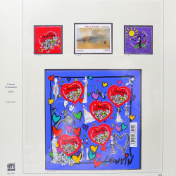 Collection timbres de France 2009-2011 neufs** et oblitérés complet en album Safe.