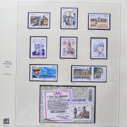 Collection timbres de France 2009-2011 neufs** et oblitérés complet en album Safe.