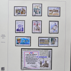 Collection timbres de France 2009-2011 neufs** et oblitérés complet en album Safe.