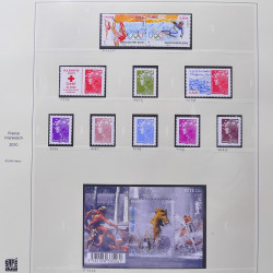Collection timbres de France 2009-2011 neufs** et oblitérés complet en album Safe.