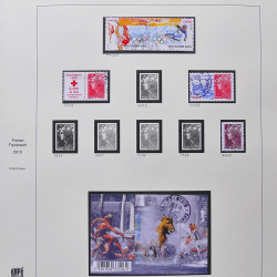 Collection timbres de France 2009-2011 neufs** et oblitérés complet en album Safe.