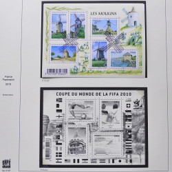 Collection timbres de France 2009-2011 neufs** et oblitérés complet en album Safe.