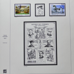 Collection timbres de France 2009-2011 neufs** et oblitérés complet en album Safe.