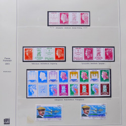 Collection timbres de France 2009-2011 neufs** et oblitérés complet en album Safe.