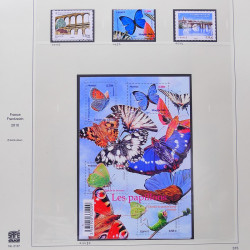 Collection timbres de France 2009-2011 neufs** et oblitérés complet en album Safe.