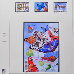 Collection timbres de France 2009-2011 neufs** et oblitérés complet en album Safe.