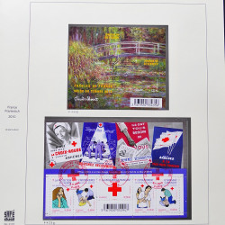 Collection timbres de France 2009-2011 neufs** et oblitérés complet en album Safe.