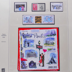 Collection timbres de France 2009-2011 neufs** et oblitérés complet en album Safe.